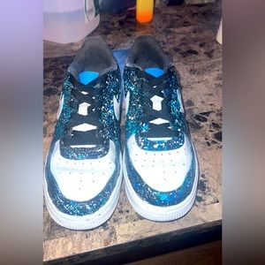 Customized Air Force ones been worn but still in great condition